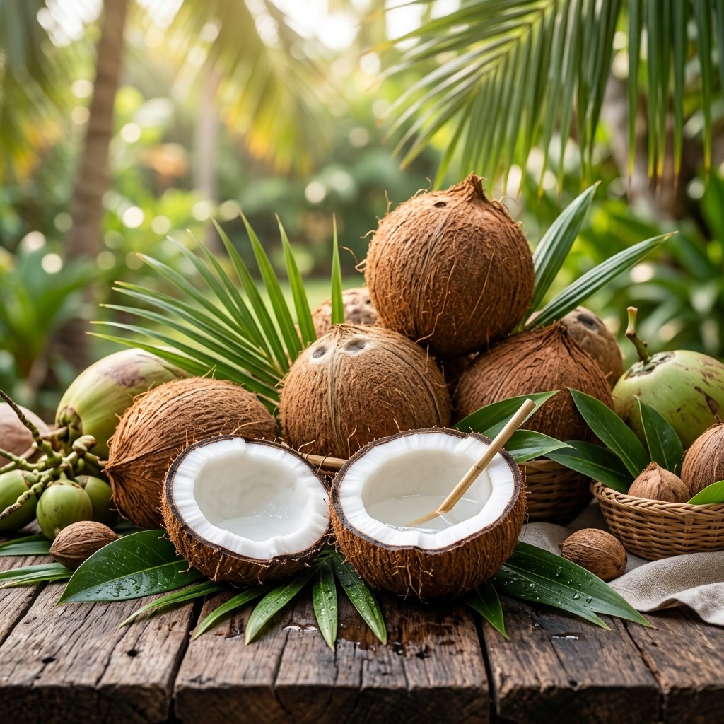 Fresh coconut appearance and grading