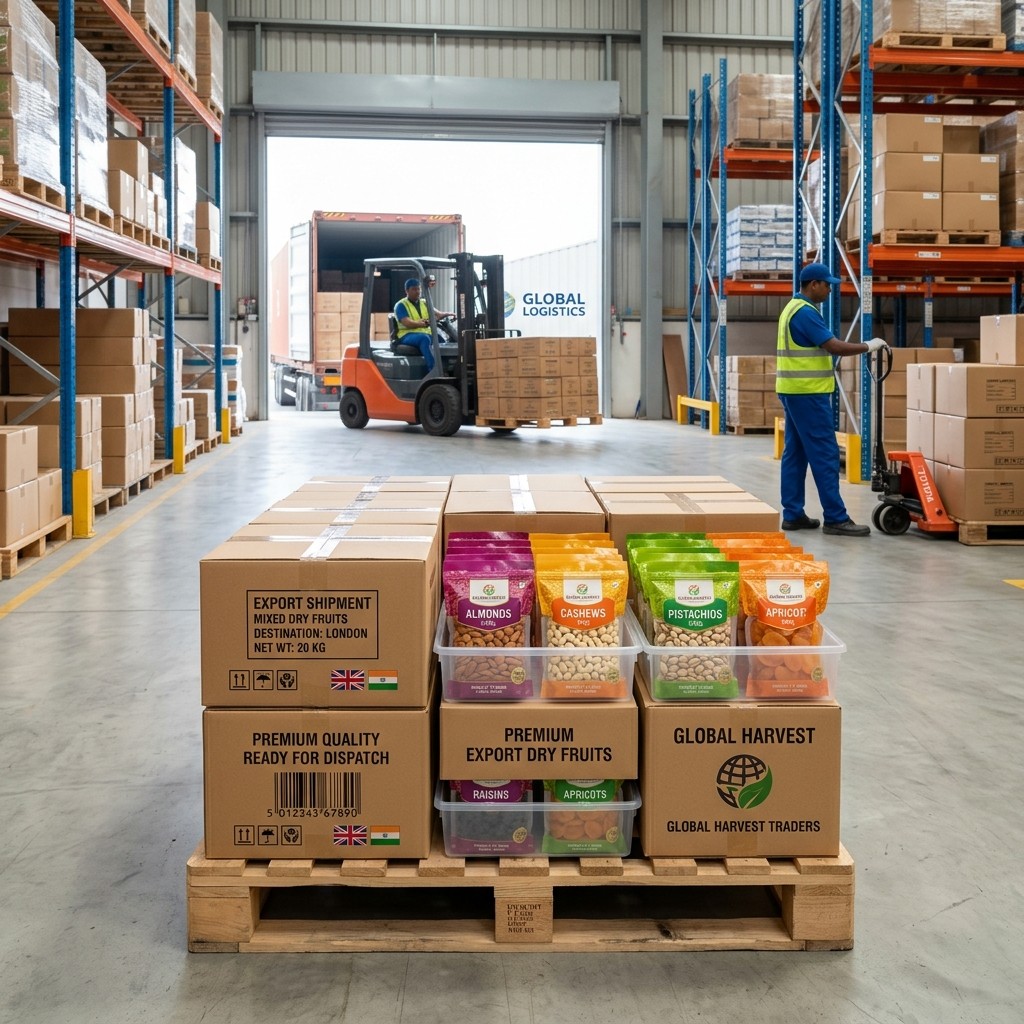 Dry fruit shipment preparation