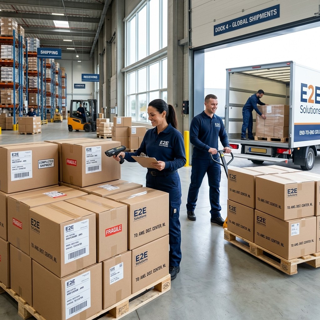 Final delivery and handover coordination