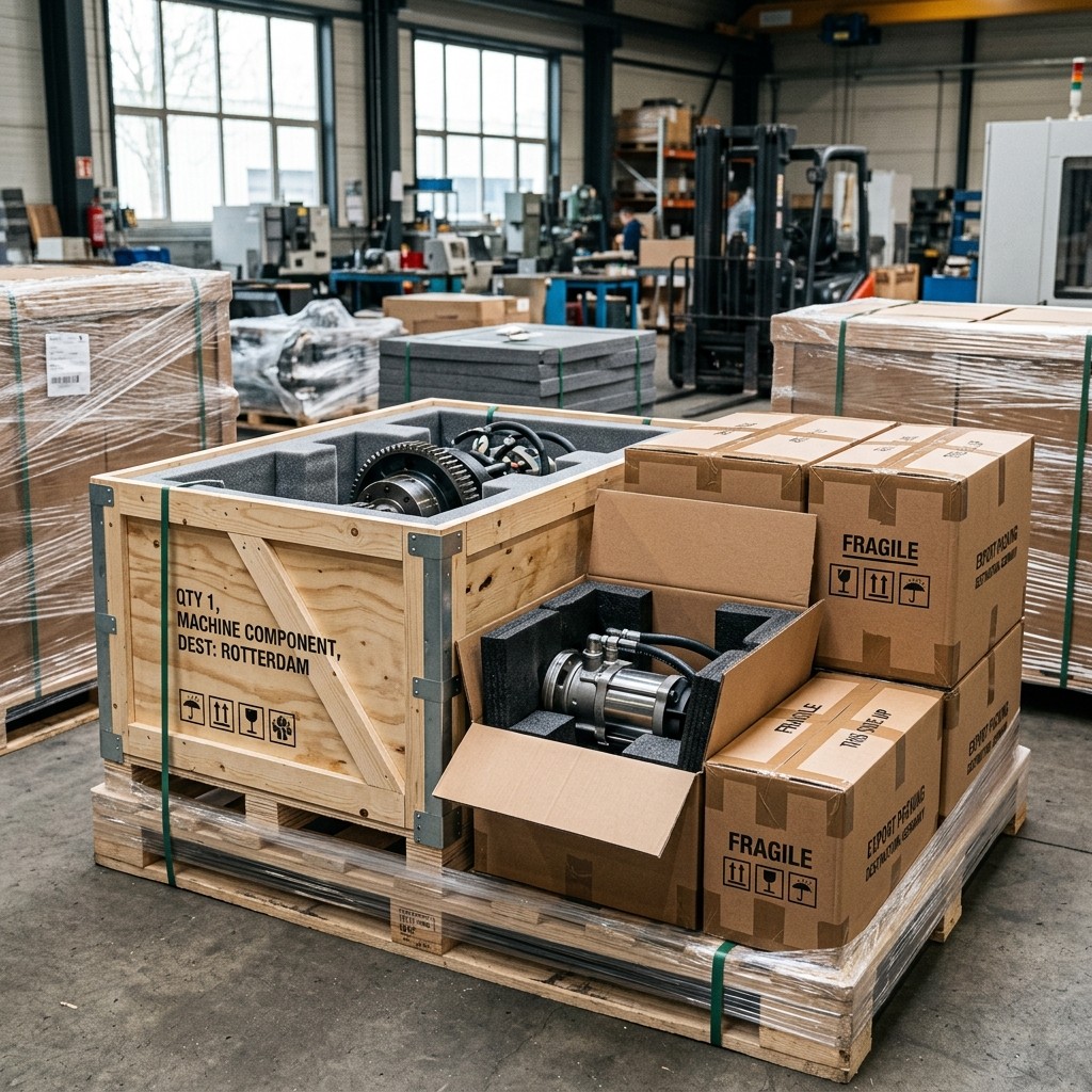 Protective packaging for engineering goods