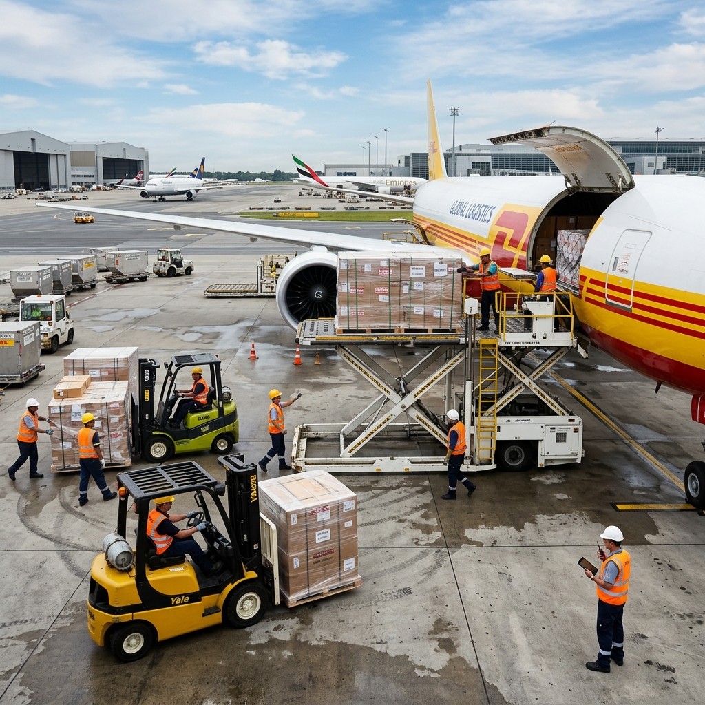 Air freight cargo handling