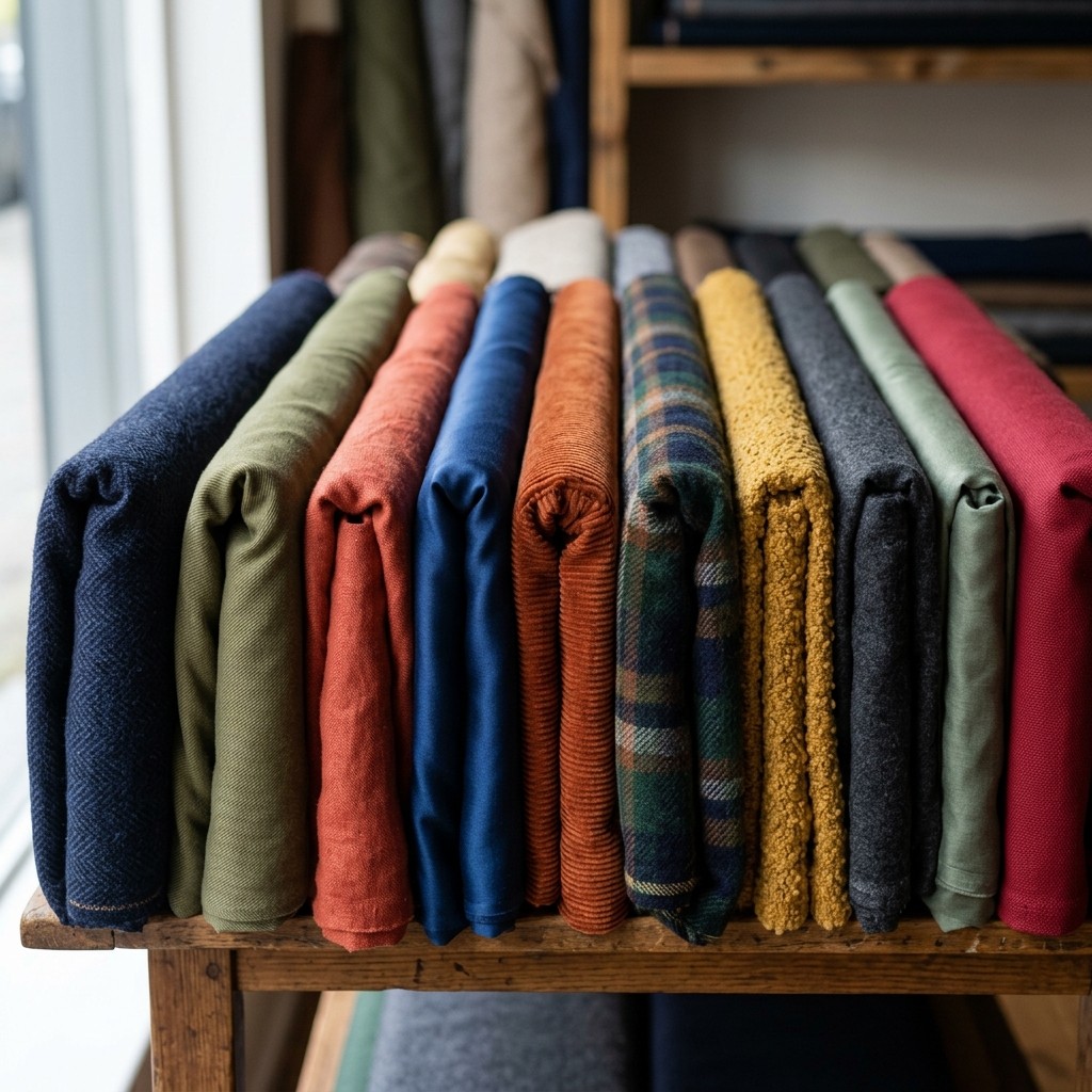 Garment fabric composition and finish