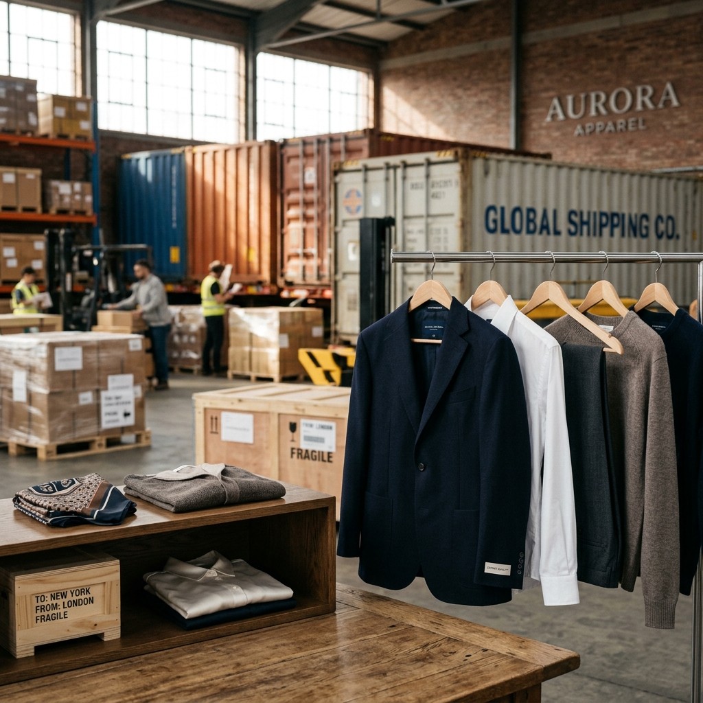 Garments prepared for wholesale and private-label enquiry
