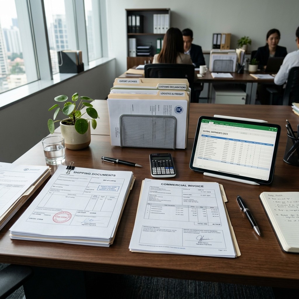 Import and export shipment documentation