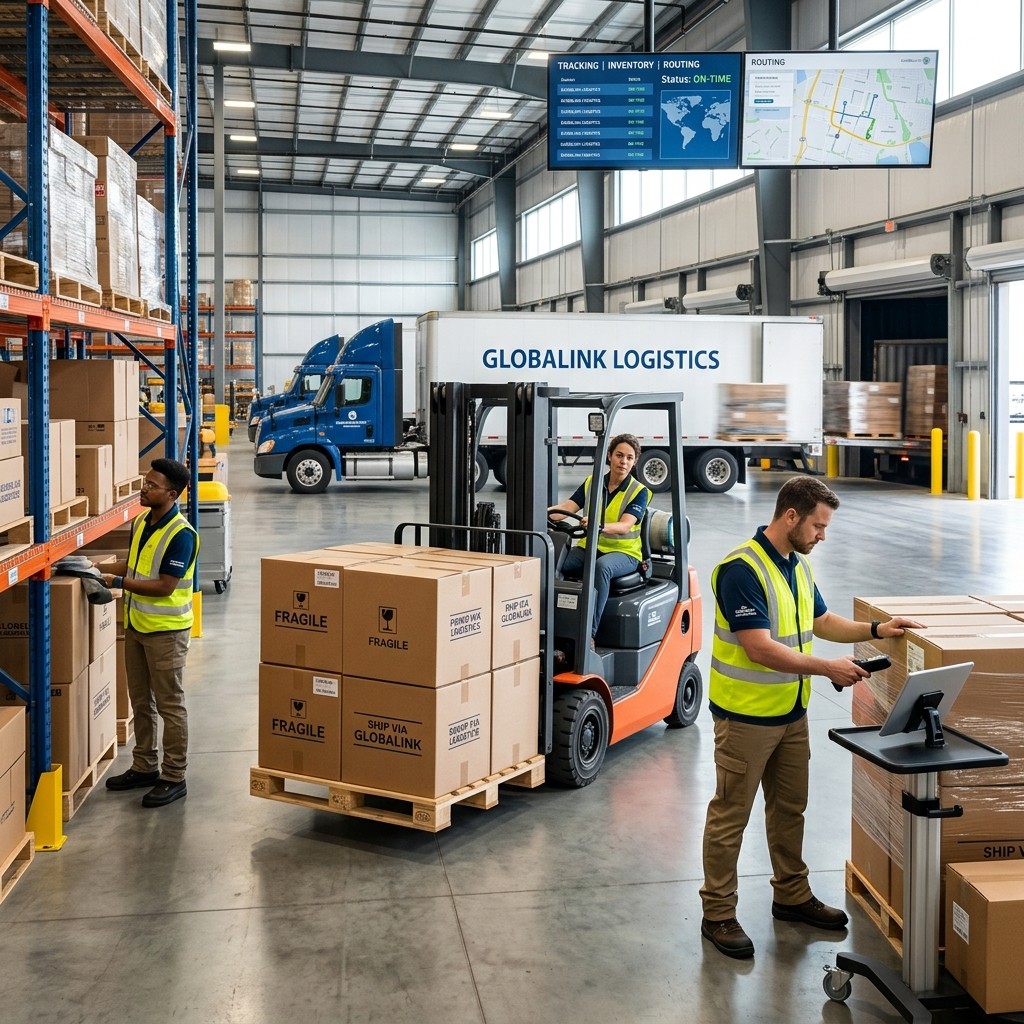 Logistics movement planning from pickup to final delivery