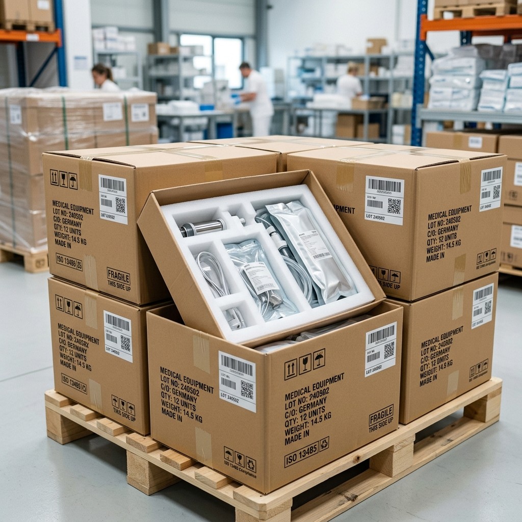 Protective packaging for medical equipment