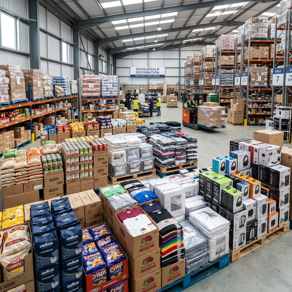 Wholesale products prepared for distribution